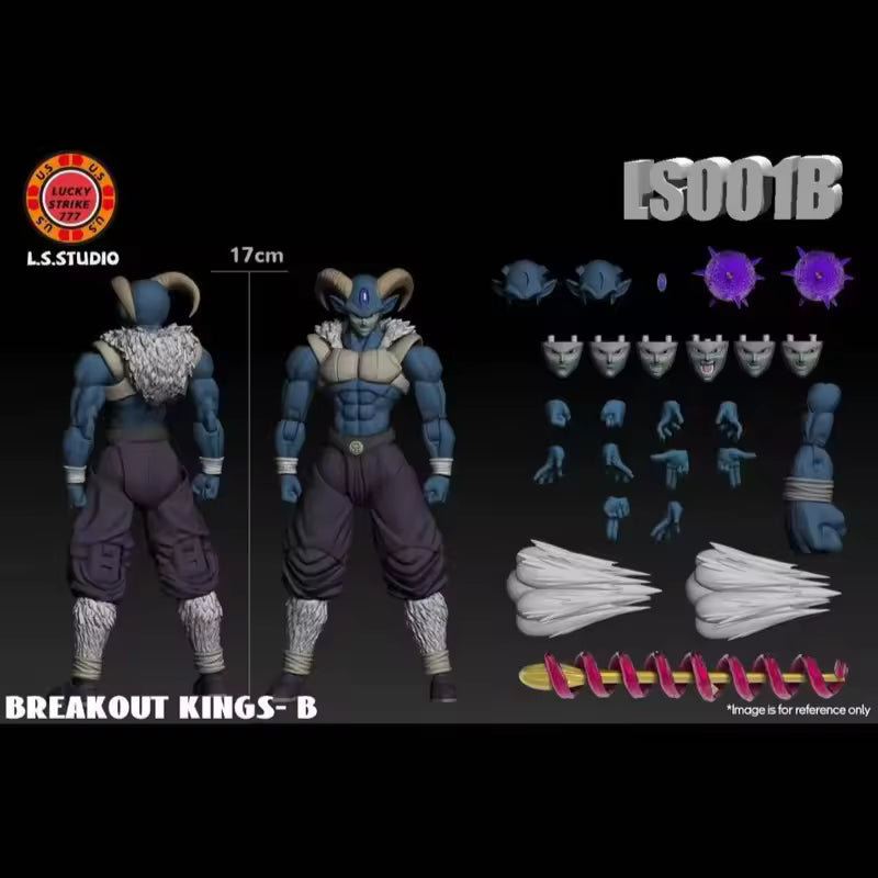 L.S. Studio Dragon Ball Super Moro Breakout Kings B Version 1/12 Action Figure