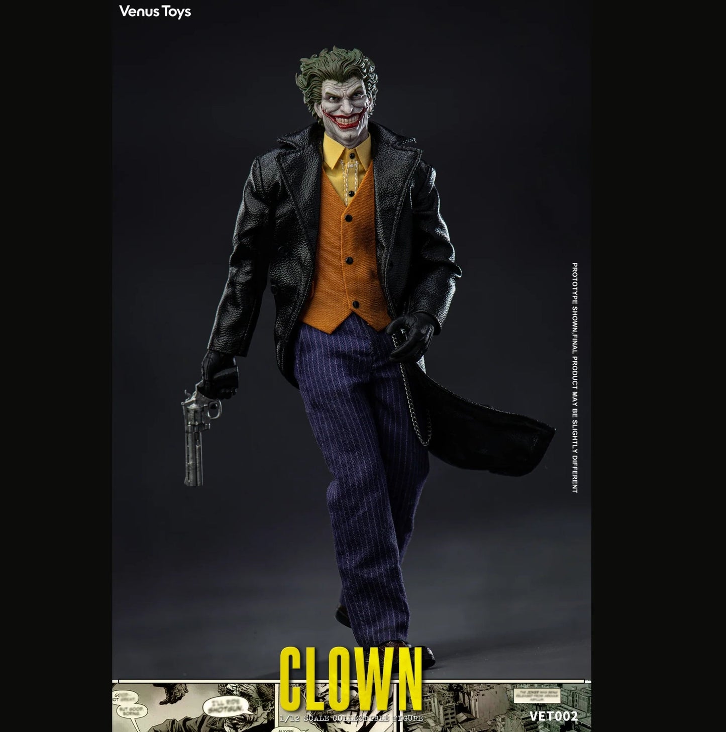 (Pre-order) Venus Toys The Clown VET002 1/12 Scale Action Figure with Pre-Order Bonus
