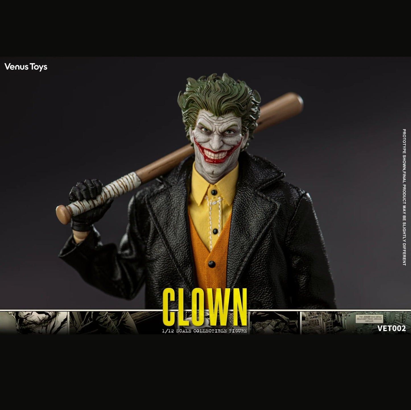 (Pre-order) Venus Toys The Clown VET002 1/12 Scale Action Figure with Pre-Order Bonus