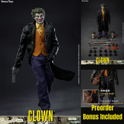 (Pre-order) Venus Toys The Clown VET002 1/12 Scale Action Figure with Pre-Order Bonus