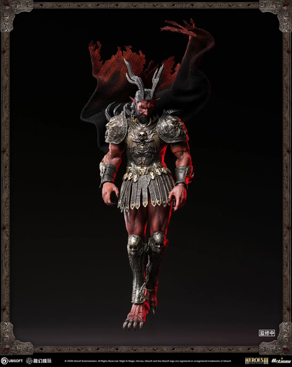 Fusion Fantasy Heroes of Might and Magic III Archdemon Deluxe Ver 1/12 Scale Action Figure with scythe and flame effects