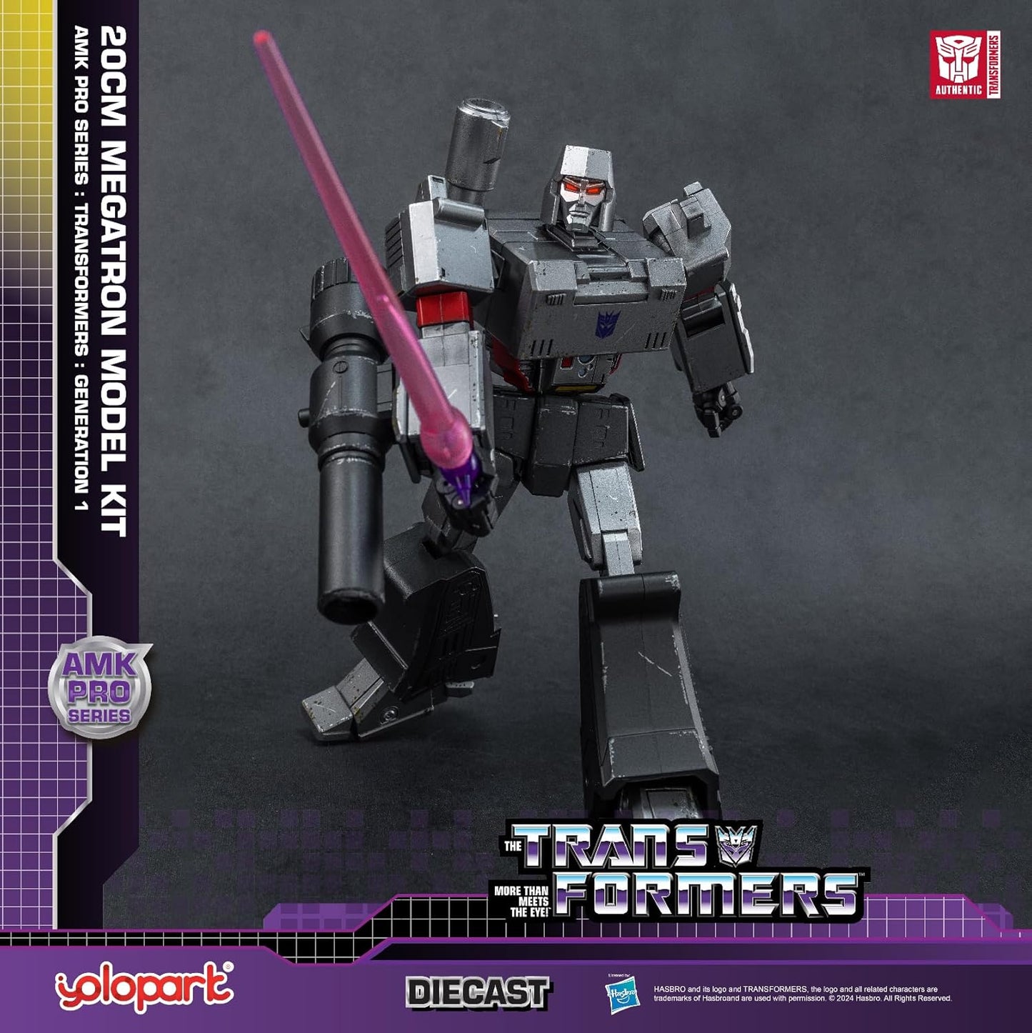 YOLOPARK AMK PRO: Megatron – Transformers G1 [Official Hasbro Licensed]