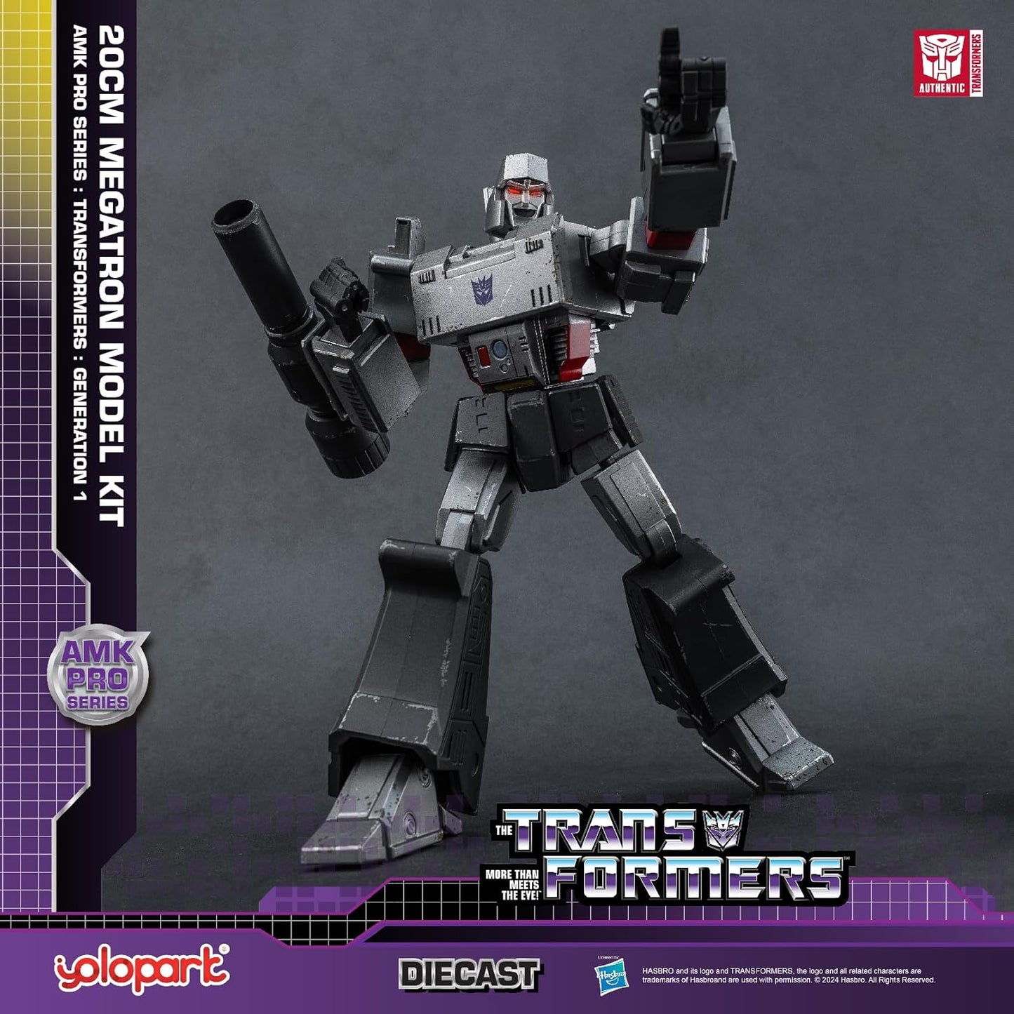 YOLOPARK AMK PRO: Megatron – Transformers G1 [Official Hasbro Licensed]