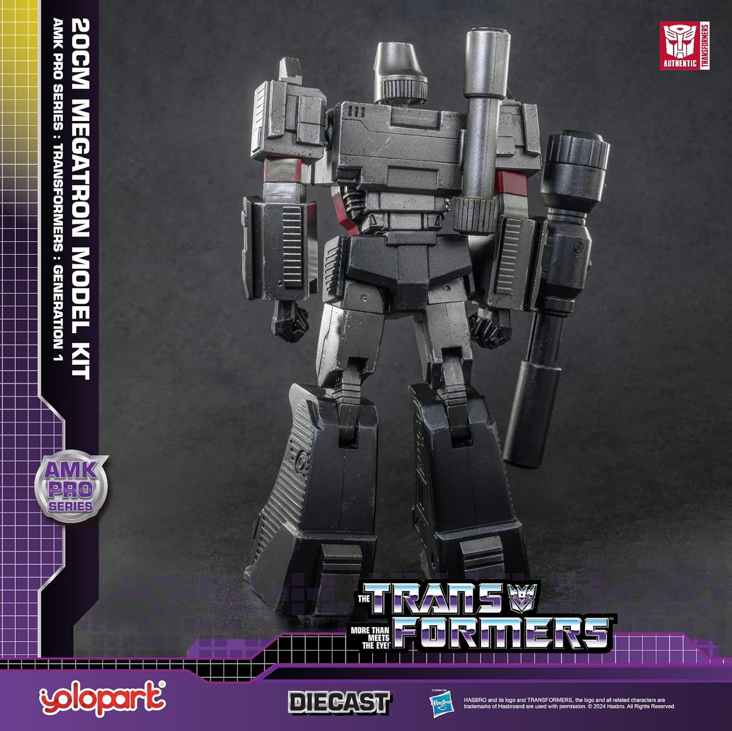 YOLOPARK AMK PRO: Megatron – Transformers G1 [Official Hasbro Licensed]