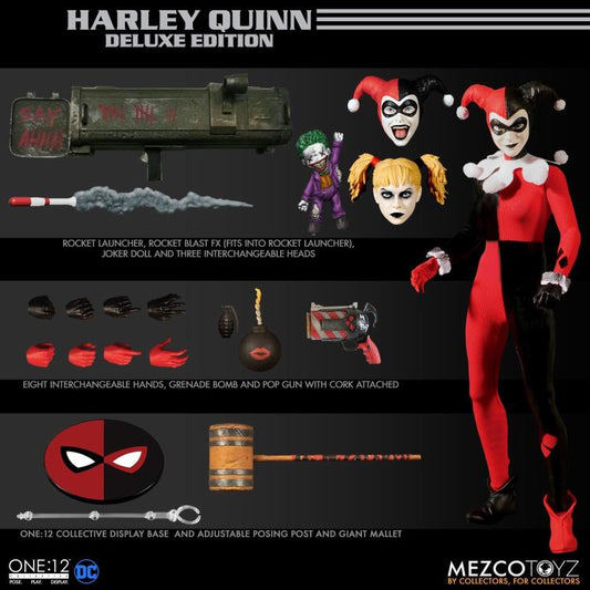 Mezco DC Comics One:12 Collective Deluxe Harley Quinn