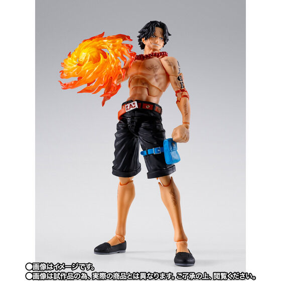 (Pre-order) Bandai S.H.Figuarts One Piece Portgas D. Ace -Marineford- 1/12 Scale Action Figure (Tamashii Web Exclusive)