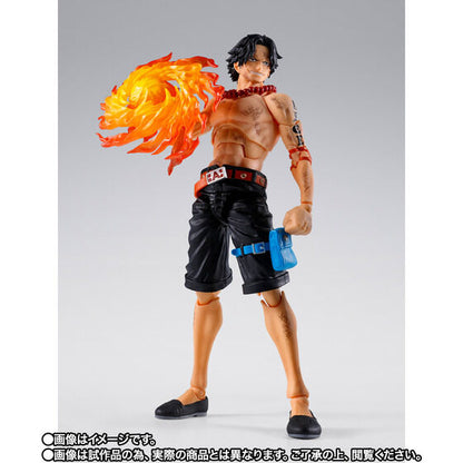 (Pre-order) Bandai S.H.Figuarts One Piece Portgas D. Ace -Marineford- 1/12 Scale Action Figure (Tamashii Web Exclusive)
