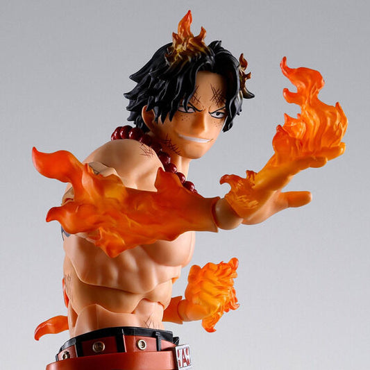 (Pre-order) Bandai S.H.Figuarts One Piece Portgas D. Ace -Marineford- 1/12 Scale Action Figure (Tamashii Web Exclusive)