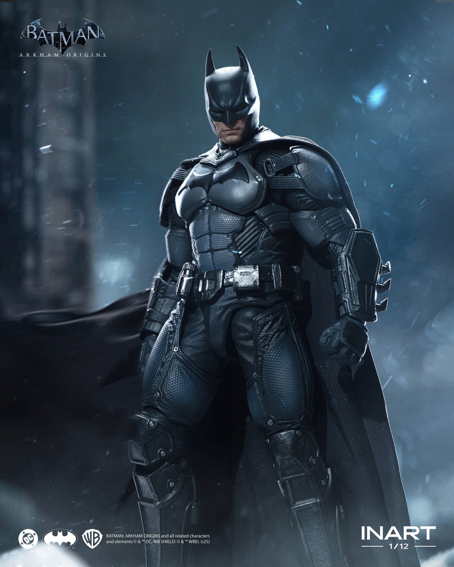 (Pre-order) INART Batman: Arkham Origins Batman (Battle Damaged Ver.) 1/12 Scale Action Figure