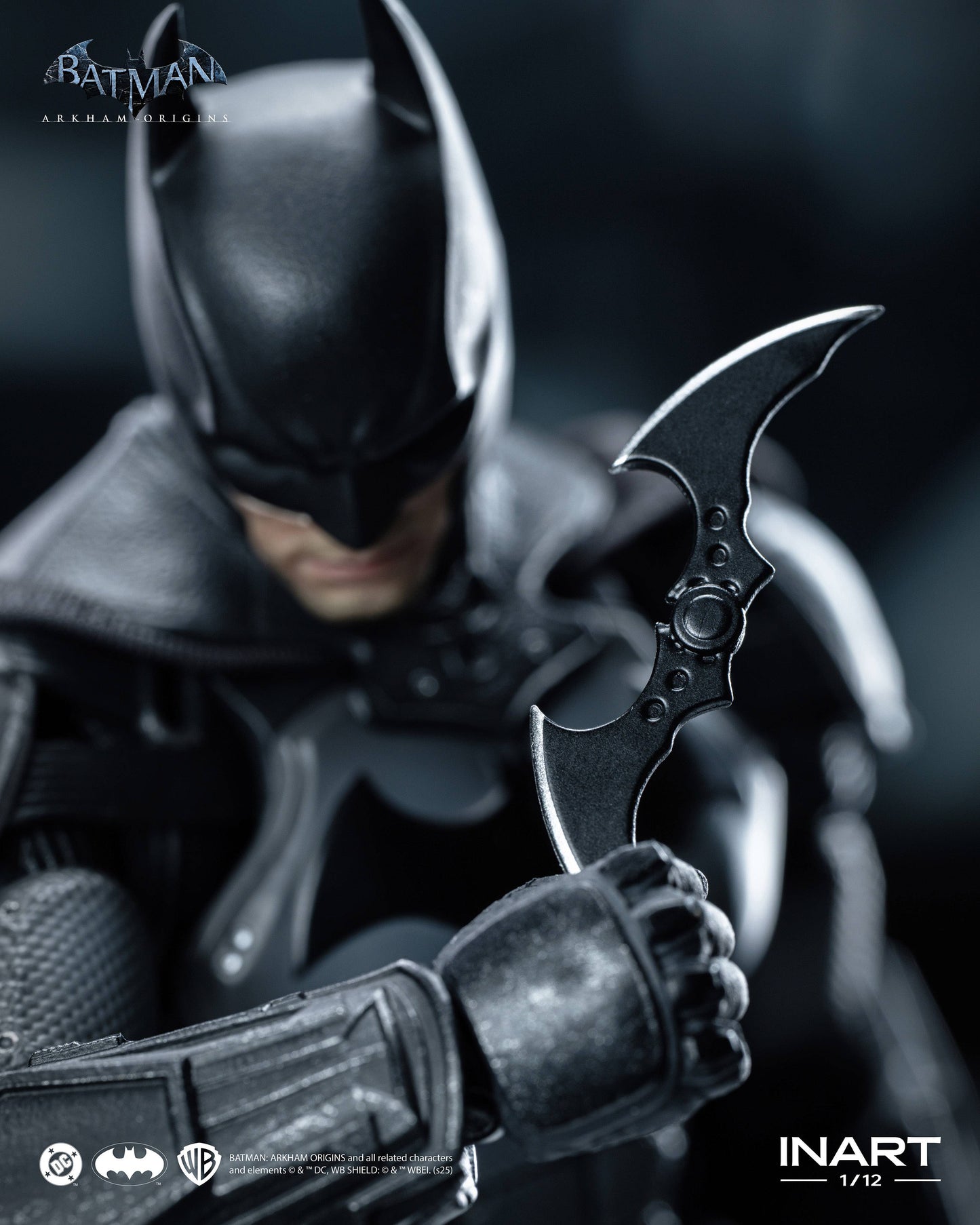 (Pre-order) INART Batman: Arkham Origins Batman (Battle Damaged Ver.) 1/12 Scale Action Figure