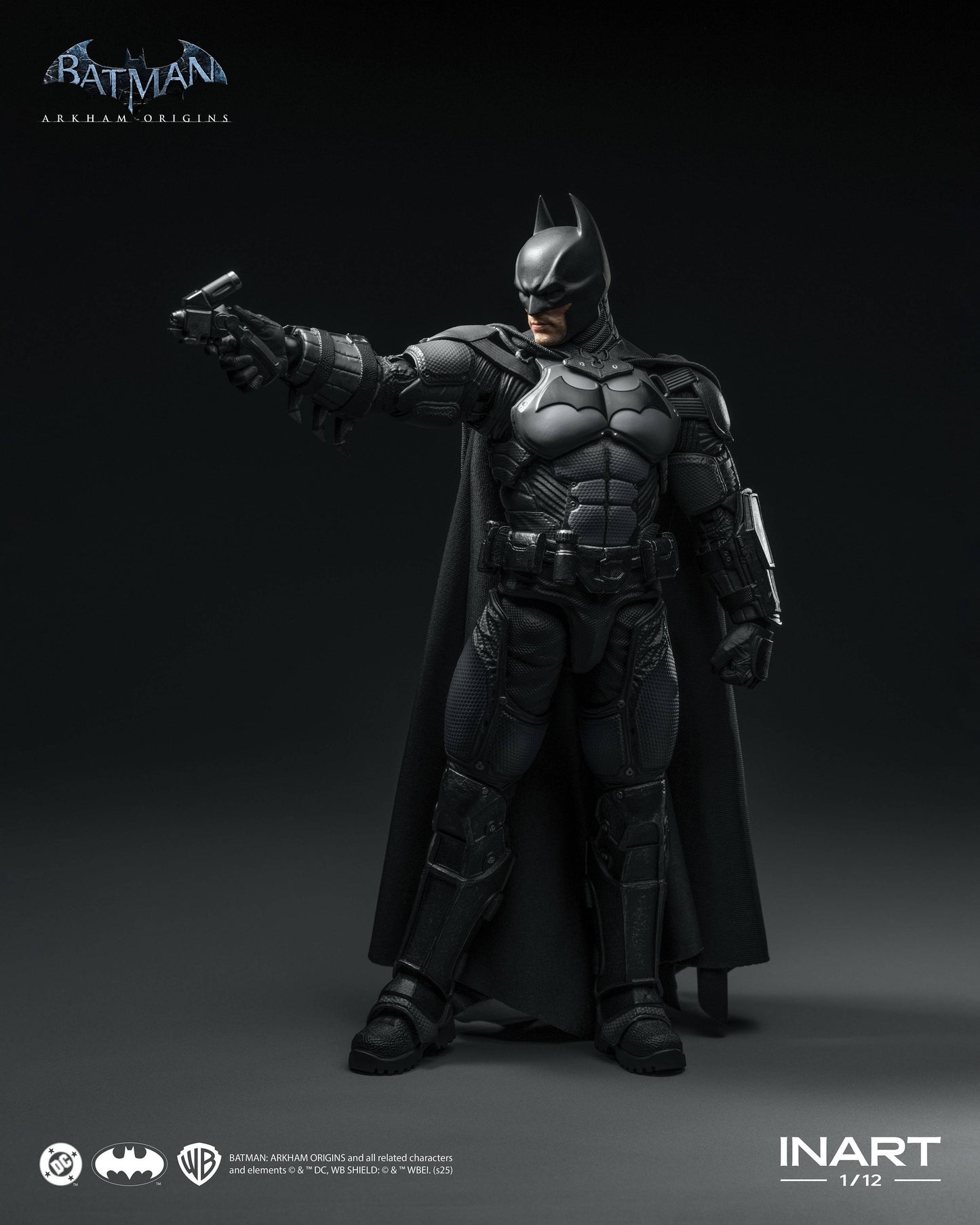 (Pre-order) INART Batman: Arkham Origins Batman (Battle Damaged Ver.) 1/12 Scale Action Figure