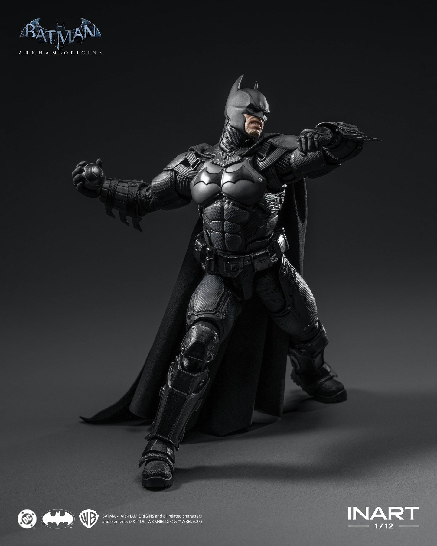 (Pre-order) INART Batman: Arkham Origins Batman (Battle Damaged Ver.) 1/12 Scale Action Figure
