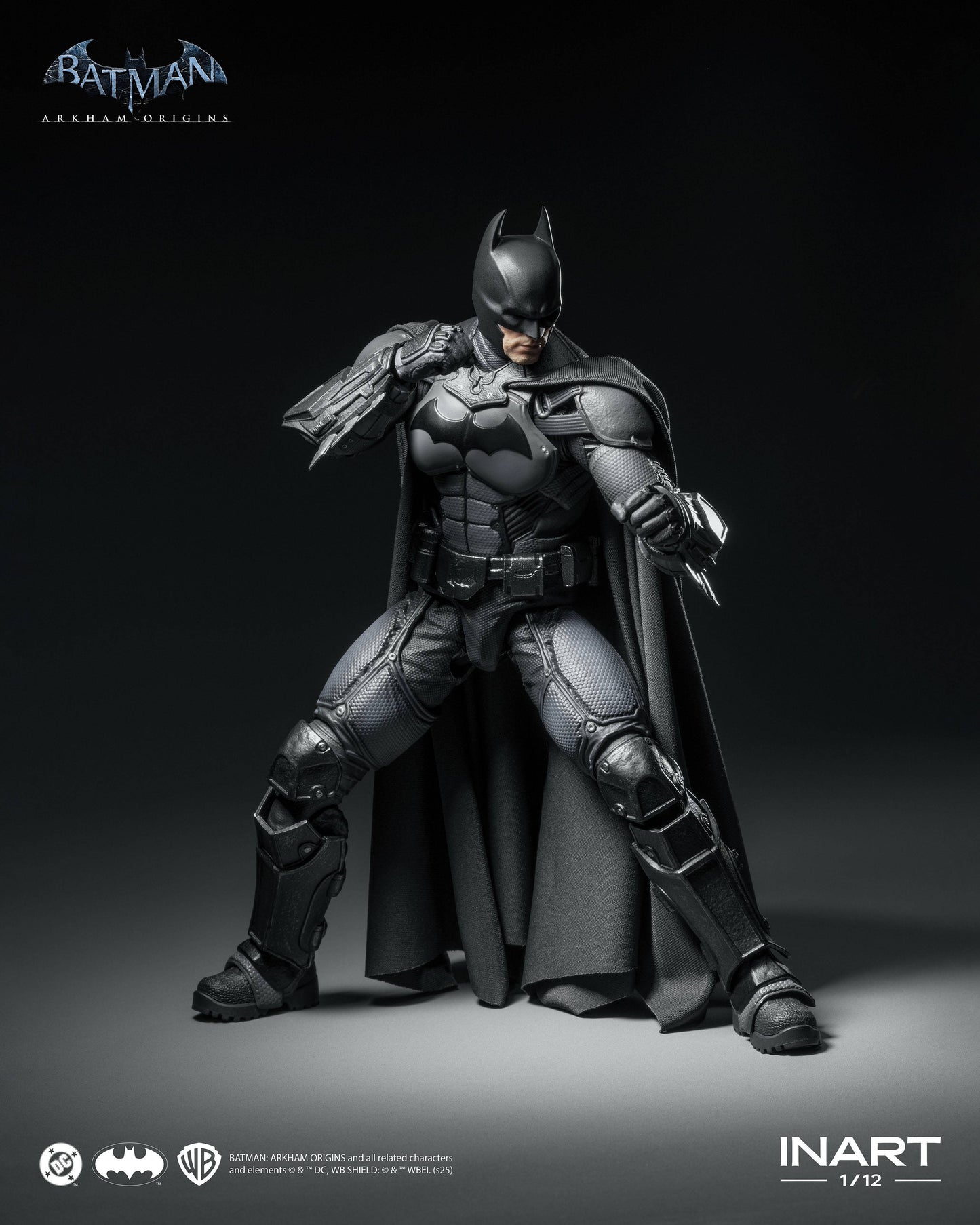 (Pre-order) INART Batman: Arkham Origins Batman (Battle Damaged Ver.) 1/12 Scale Action Figure