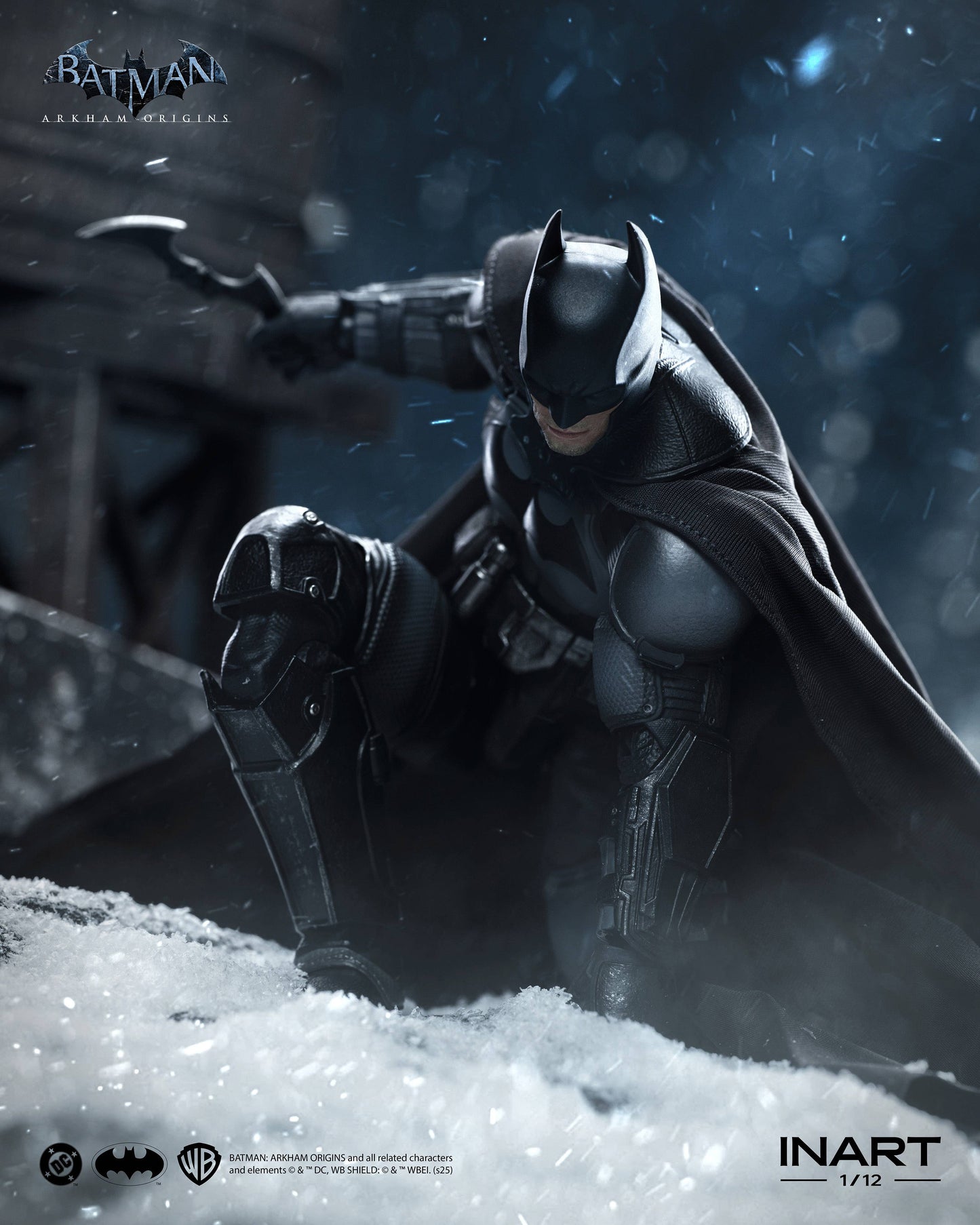 (Pre-order) INART Batman: Arkham Origins Batman (Battle Damaged Ver.) 1/12 Scale Action Figure
