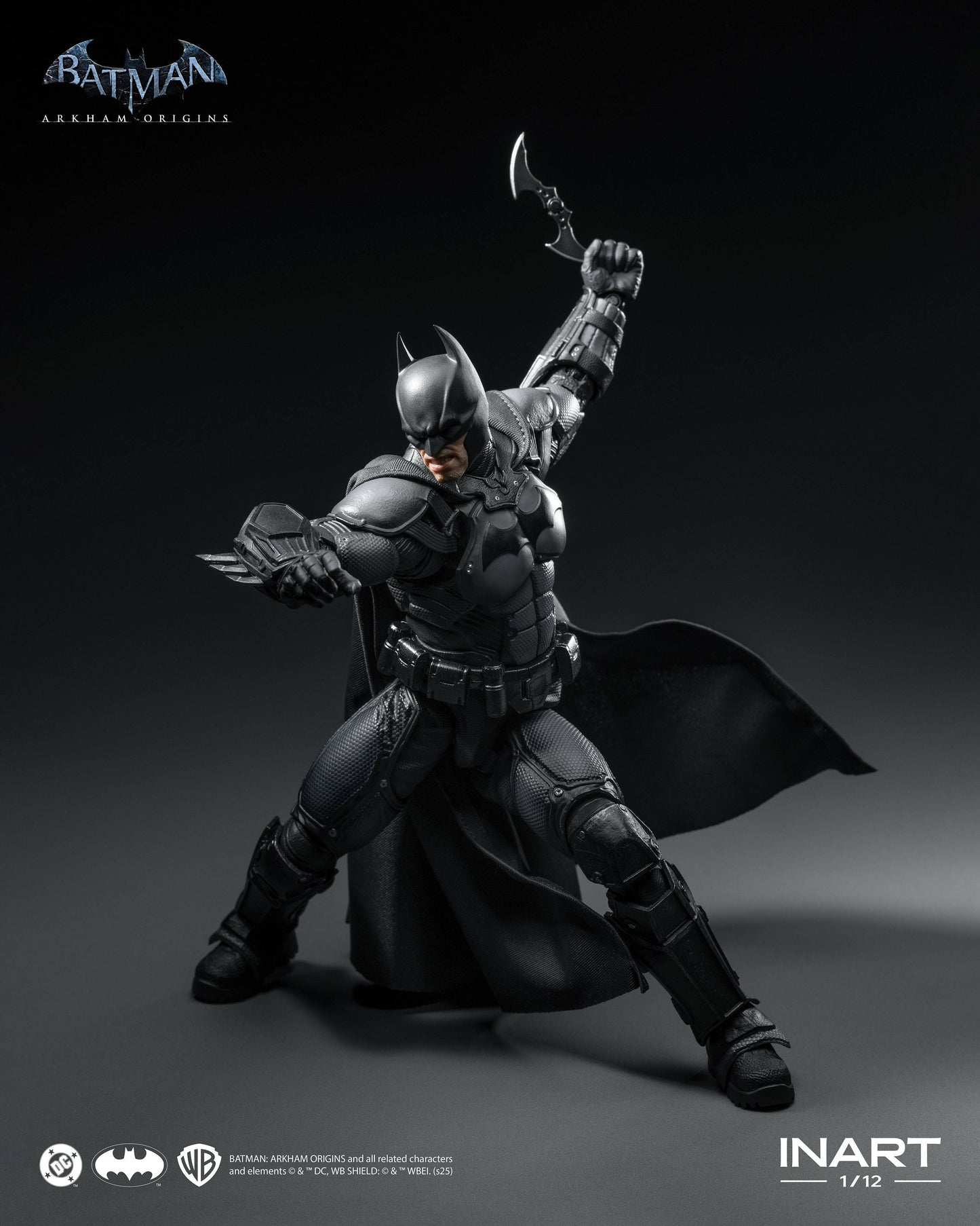 (Pre-order) INART Batman: Arkham Origins Batman (Battle Damaged Ver.) 1/12 Scale Action Figure