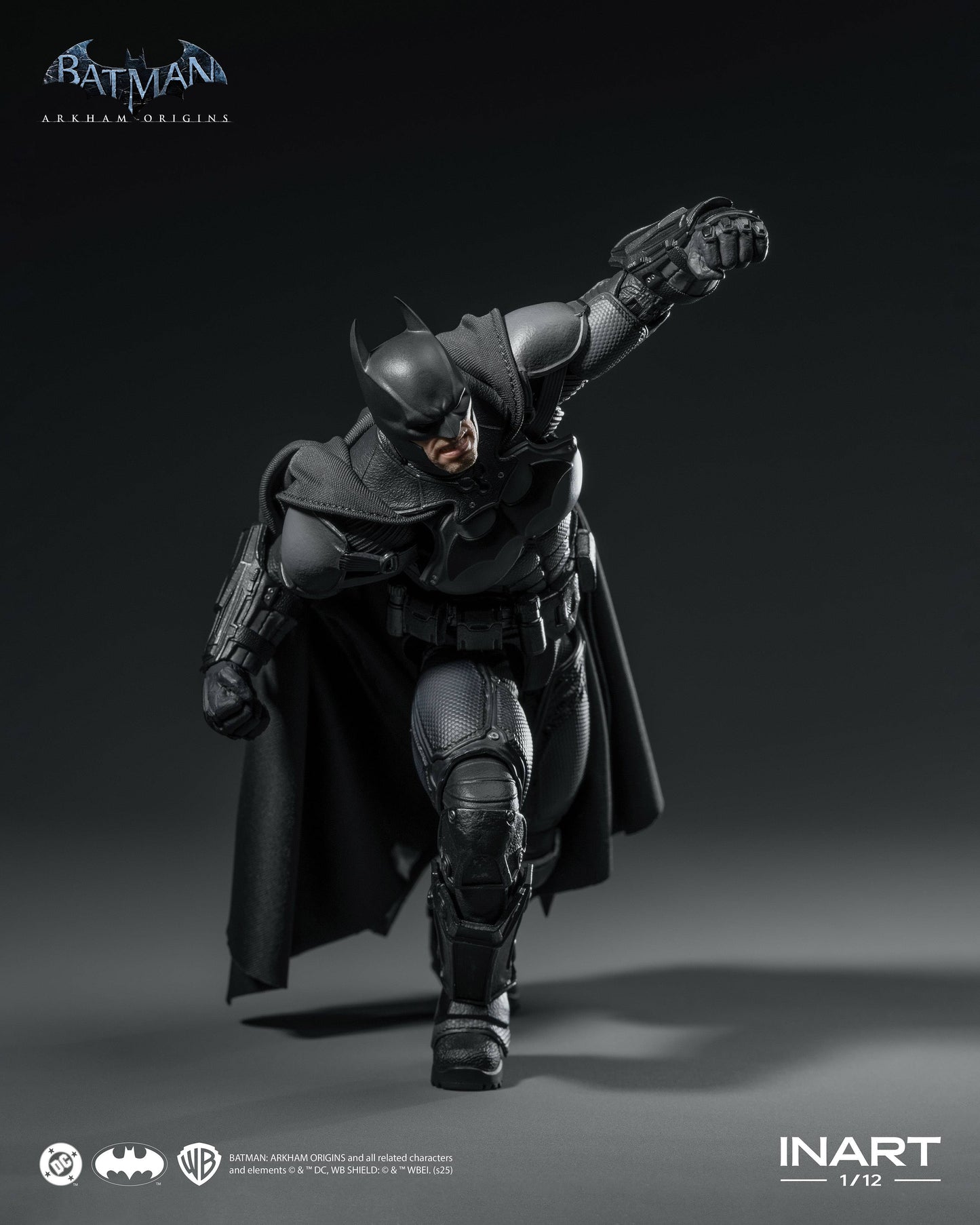 (Pre-order) INART Batman: Arkham Origins Batman (Battle Damaged Ver.) 1/12 Scale Action Figure
