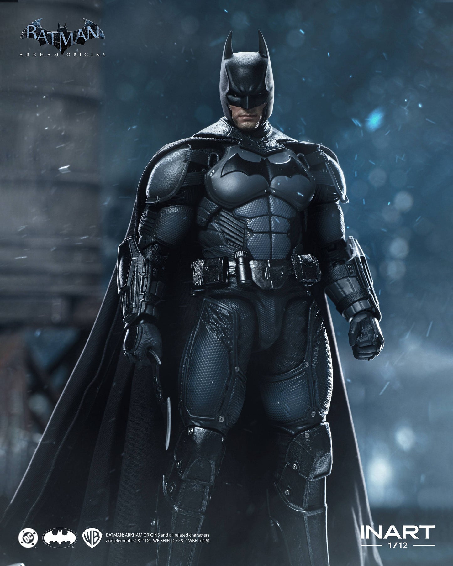 (Pre-order) INART Batman: Arkham Origins Batman (Battle Damaged Ver.) 1/12 Scale Action Figure