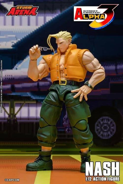 Storm Arena Street Fighter Alpha 3 Nashaction figure 1/12 post