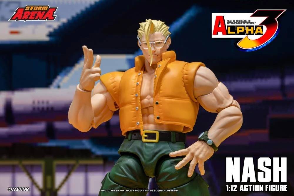 Pre-order  Storm Arena: Street Fighter Alpha 3 – Nash (1/12 Scale Action Figure)