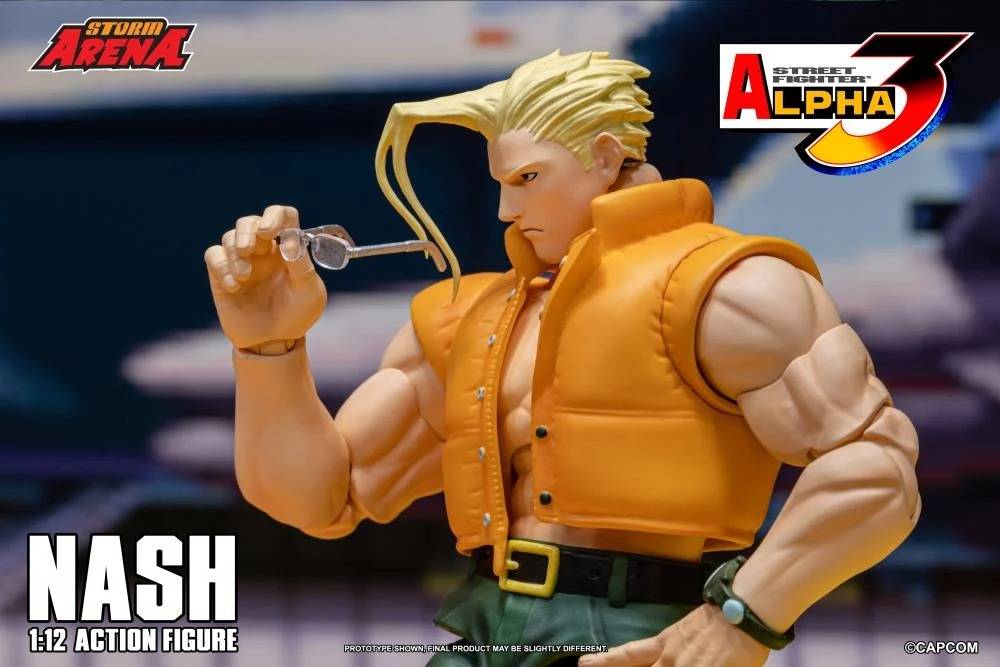 Pre-order  Storm Arena: Street Fighter Alpha 3 – Nash (1/12 Scale Action Figure)