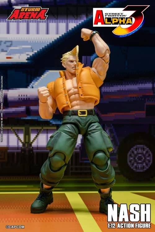 Pre-order  Storm Arena: Street Fighter Alpha 3 – Nash (1/12 Scale Action Figure)