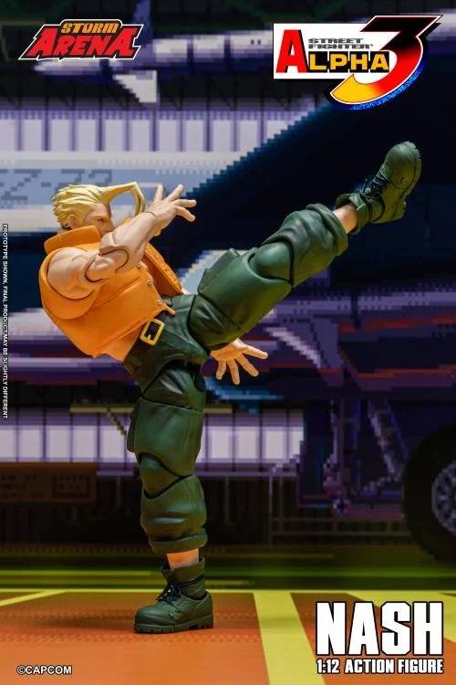 Pre-order  Storm Arena: Street Fighter Alpha 3 – Nash (1/12 Scale Action Figure)