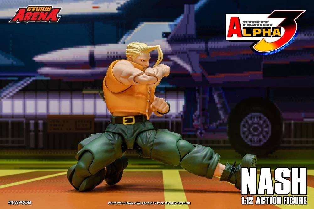 Pre-order  Storm Arena: Street Fighter Alpha 3 – Nash (1/12 Scale Action Figure)