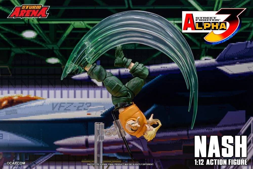 Storm Arena Street Fighter Alpha 3 Nashaction figure 1/12 Effect