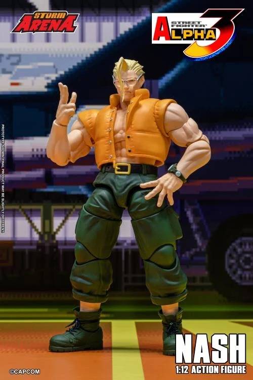 Storm Arena Street Fighter Alpha 3 Nashaction figure 1/12 post