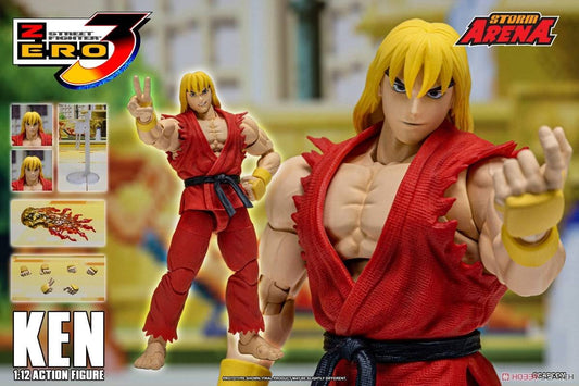Storm Collectibles: Street Fighter Alpha 3 – Ken (1/12 Scale Action Figure)