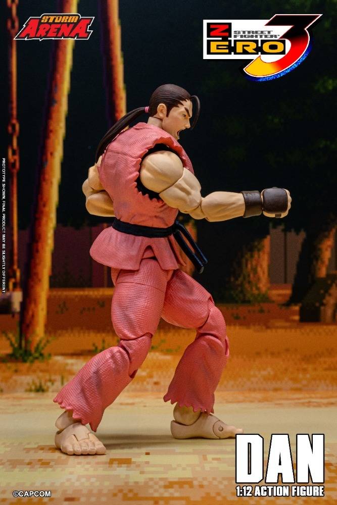 Storm Arena Street Fighter Zero3 Dan Hibiki 1/12 Action Figure (Copy)