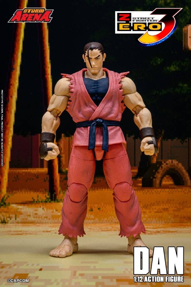 Storm Arena Street Fighter Zero3 Dan Hibiki 1/12 Action Figure (Copy)