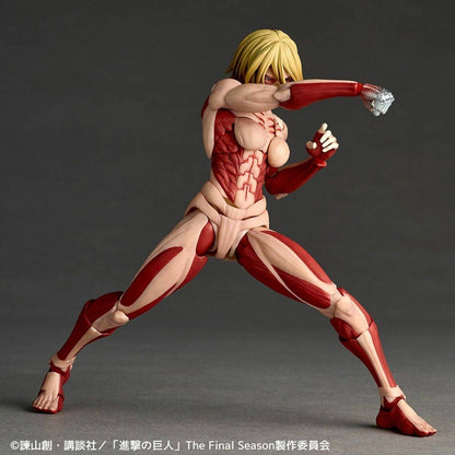 Pre-order Amazing Yamaguchi / Revoltech: Attack on Titan - Female Titan (Limited + Bonus) (Reissue) [Kaiyodo]
