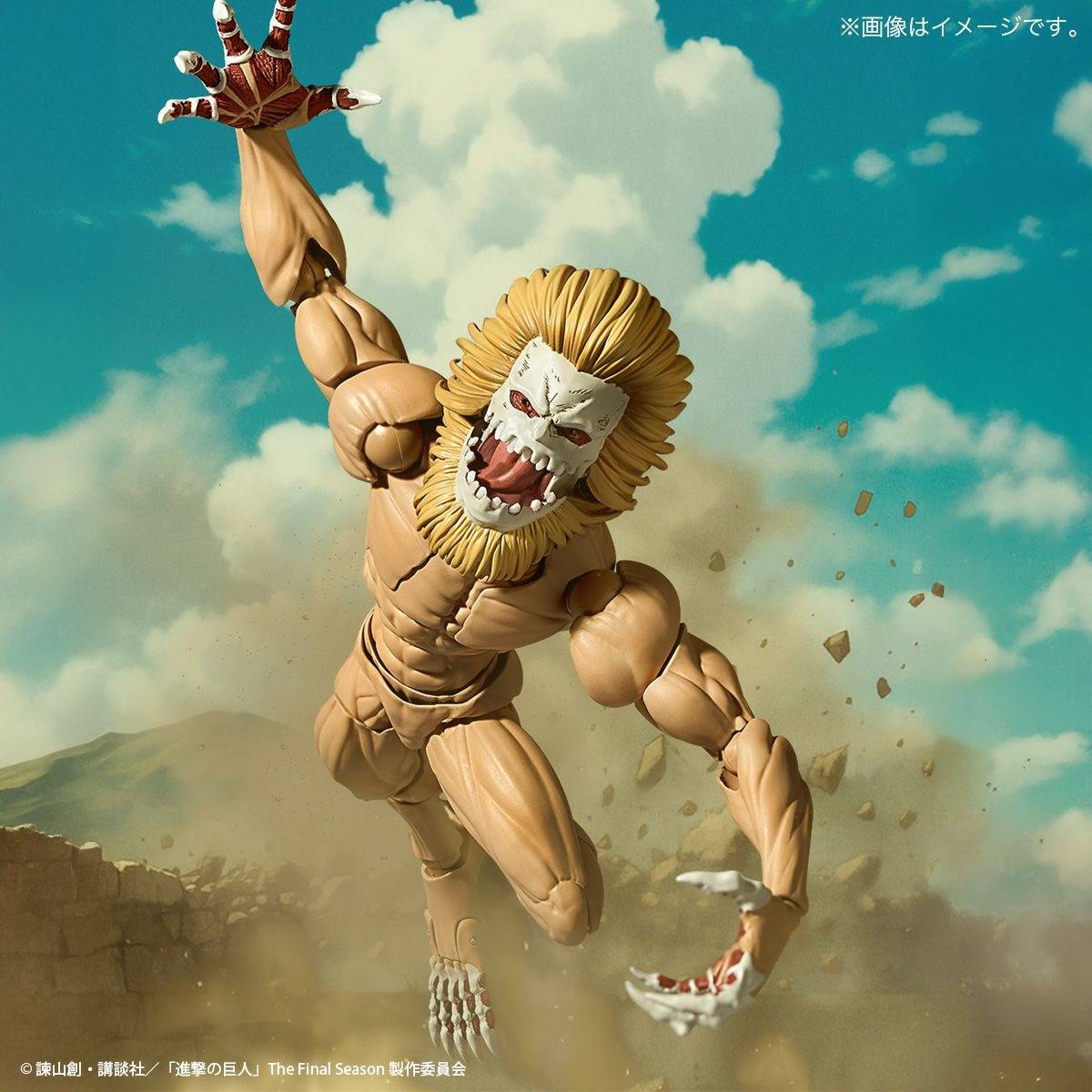 Pre-order Amazing Yamaguchi / Revoltech: Attack on Titan - Jaw Titan (Limited + Bonus) [Kaiyodo]
