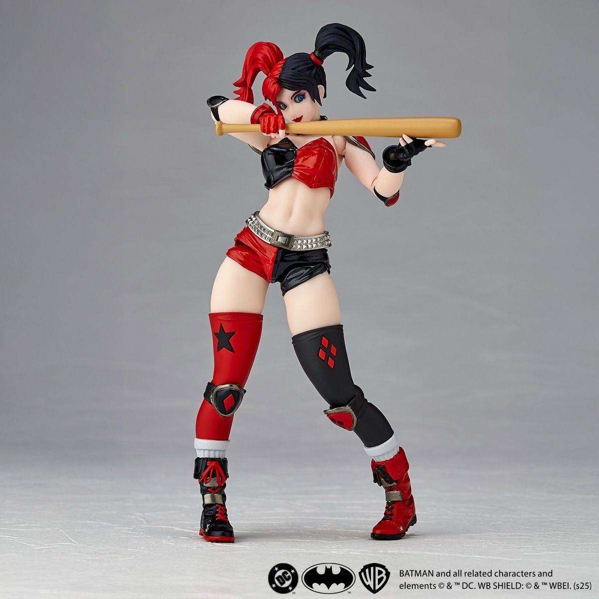 Amazing Yamaguchi / Revoltech: Harley Quinn - Red x Black Ver. (Limited + Bonus) (Reissue) [Kaiyodo]