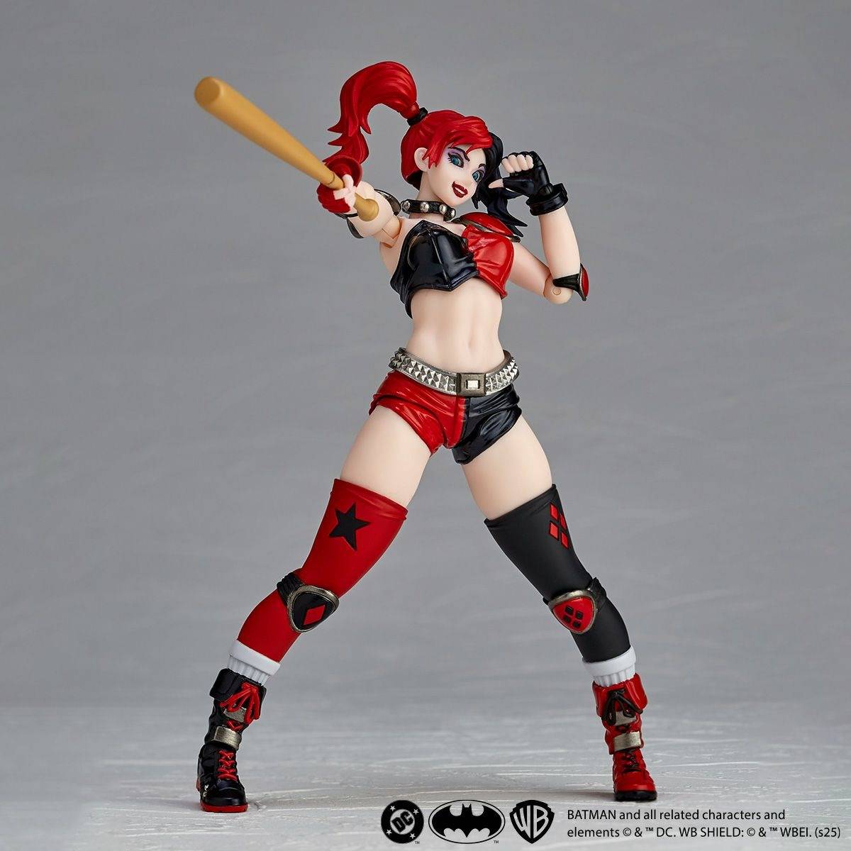 Amazing Yamaguchi / Revoltech: Harley Quinn - Red x Black Ver. (Limited + Bonus) (Reissue) [Kaiyodo]