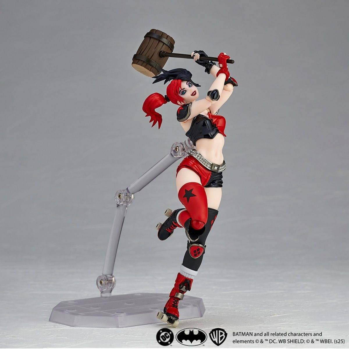 Amazing Yamaguchi / Revoltech: Harley Quinn - Red x Black Ver. (Limited + Bonus) (Reissue) [Kaiyodo]