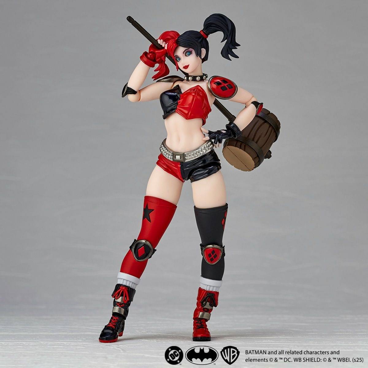 Amazing Yamaguchi / Revoltech: Harley Quinn - Red x Black Ver. (Limited + Bonus) (Reissue) [Kaiyodo]