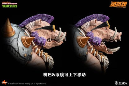 (Pre-order) LINGJIHUN 1/12 Action Figure – TMNT Rocksteady + Bebop