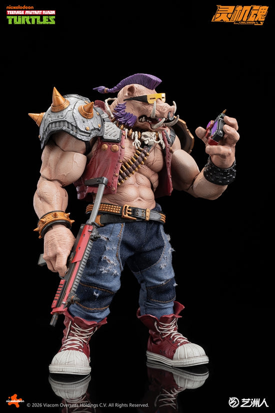 (Pre-order) LINGJIHUN 1/12 Action Figure – TMNT Rocksteady + Bebop