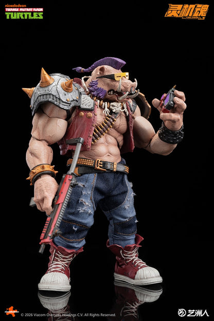(Pre-order) LINGJIHUN 1/12 Action Figure – TMNT Rocksteady + Bebop