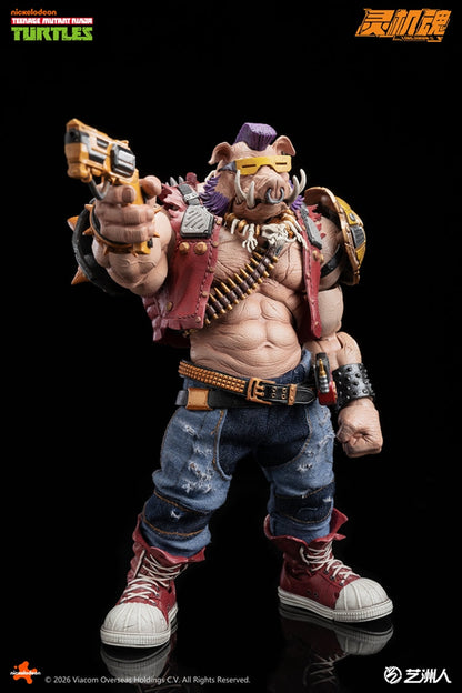 (Pre-order) LINGJIHUN 1/12 Action Figure – TMNT Rocksteady + Bebop