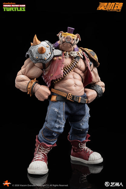 (Pre-order) LINGJIHUN 1/12 Action Figure – TMNT Rocksteady + Bebop