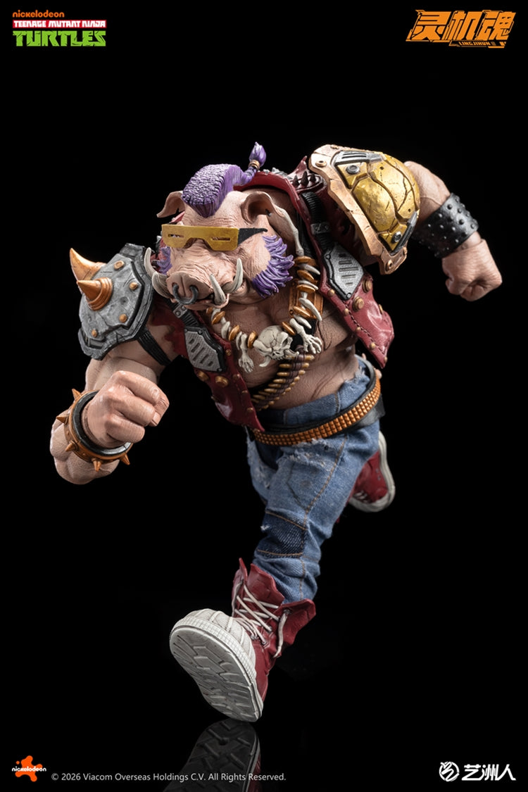 (Pre-order) LINGJIHUN 1/12 Action Figure – TMNT Rocksteady + Bebop