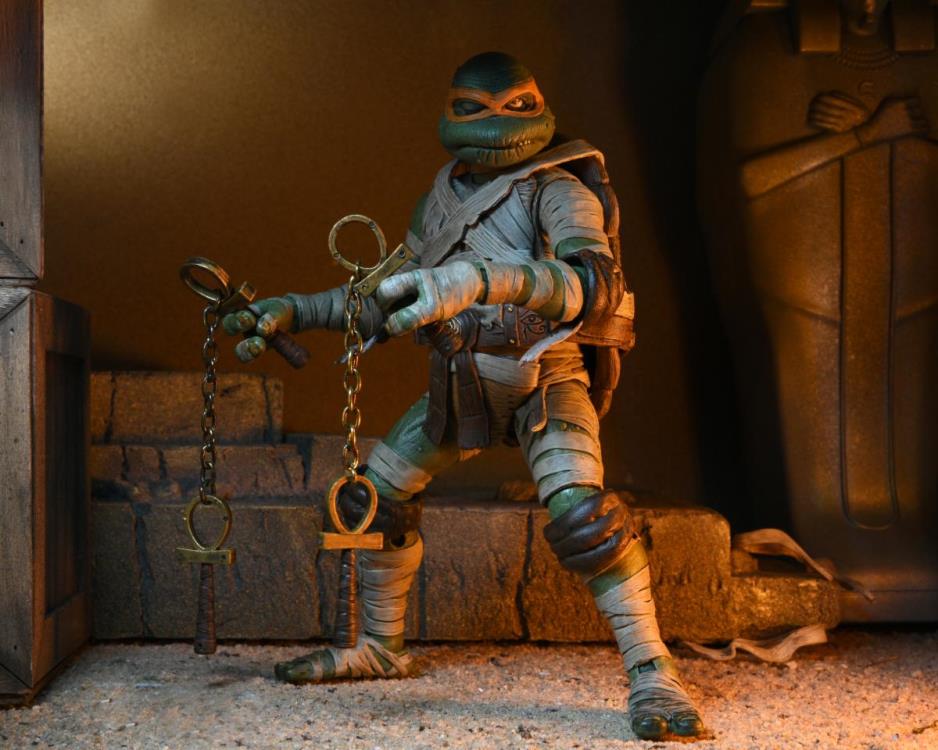 NECA Teenage Mutant Ninja Turtles Ultimate Michelangelo as The Mummy