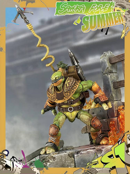 Fury Toys 1/12 5inches Action Figure Wave 3 Rage Samurai Force Turtle Summer