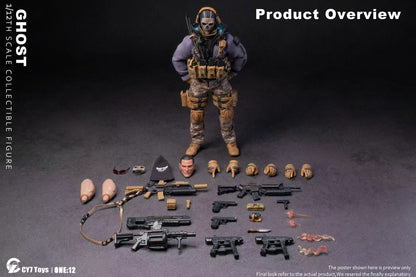 CY7-TOYS The Ghost Soldier 1/12 action figure view 1 - SugoiCollectible NZ/AUS
