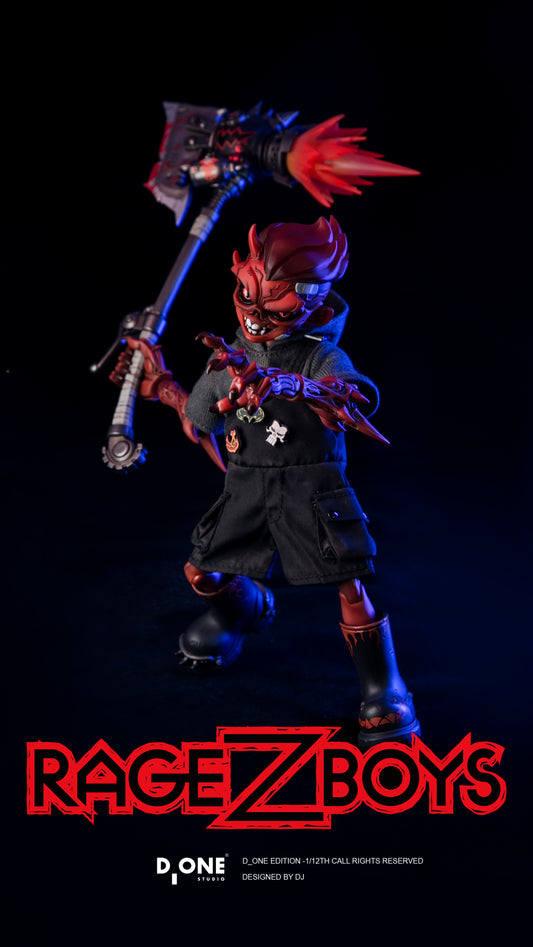 D_ONE STUDIO RAGE-ZBOYS Yazai Out-of-Control Edition 1/12 scale action figure photo 1