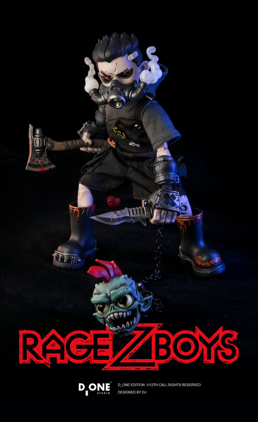 D_ONE STUDIO RAGE-ZBOYS Yazai Out-of-Control Edition 1/12 scale action figure photo 16