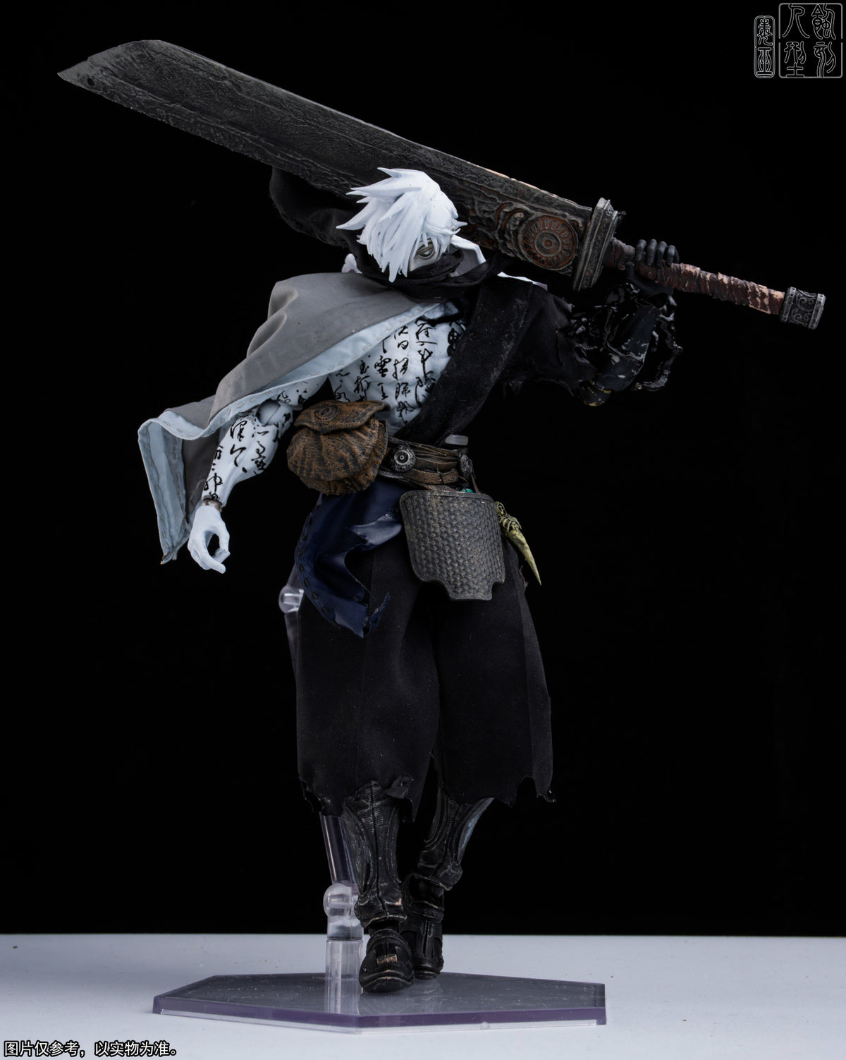 Etched Human Studios Poison Shaman Zhang Qing Calligraphy Ver. 1/12 action figure – view 2 – SugoiCollectible New Zealand